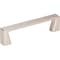 Jeffrey Alexander 96 mm Center-to-Center Satin Nickel Square Boswell Cabinet Pull 177-96SN - alternate 1